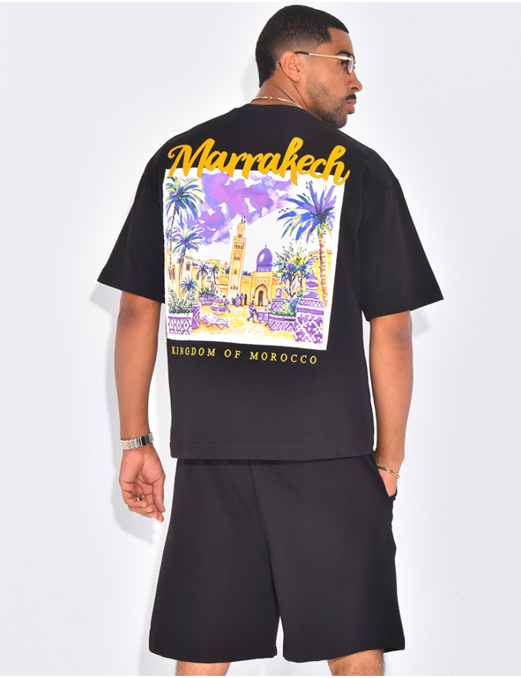 Ensemble short et t-shirt "Marrakech"