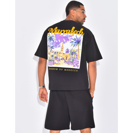 Ensemble short et t-shirt "Marrakech"