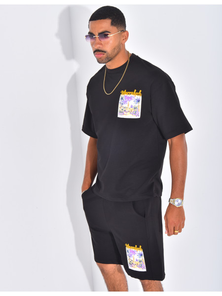 Ensemble short et t-shirt "Marrakech"