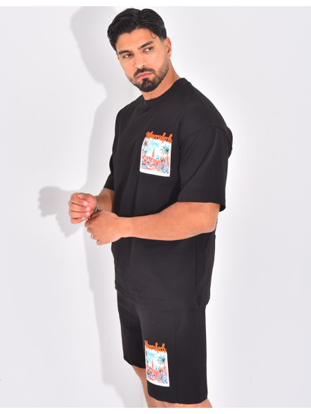 Ensemble short et t-shirt "Marrakech"