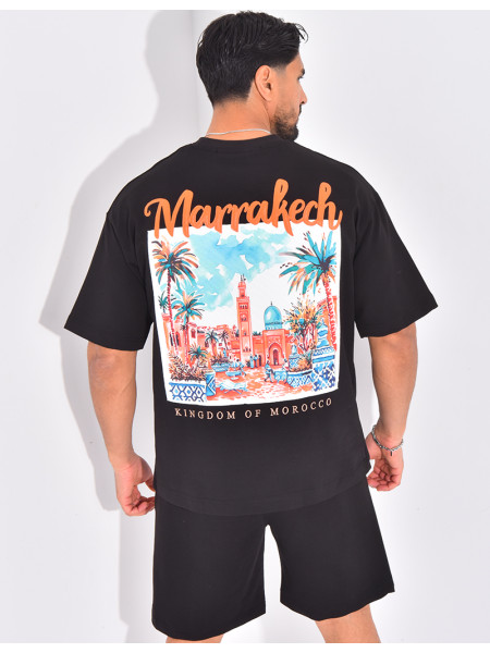 Ensemble short et t-shirt "Marrakech"