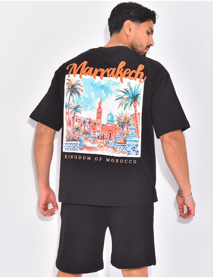 Ensemble short et t-shirt "Marrakech"