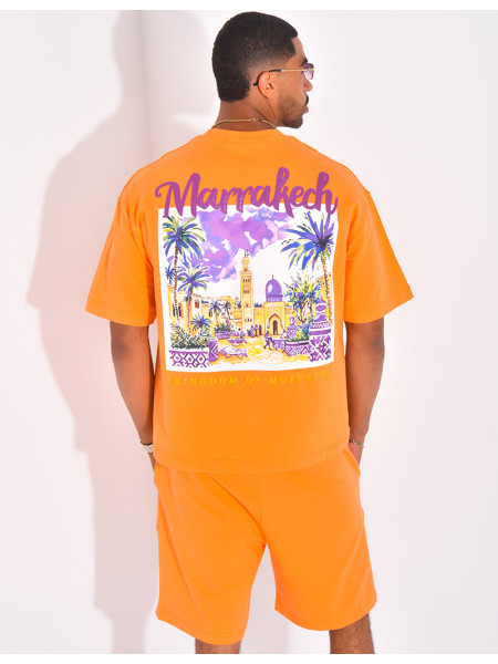 Ensemble short et t-shirt "Marrakech"