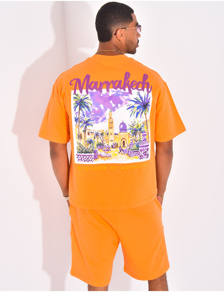 Ensemble short et t-shirt "Marrakech"