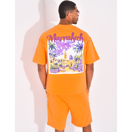 Ensemble short et t-shirt "Marrakech"
