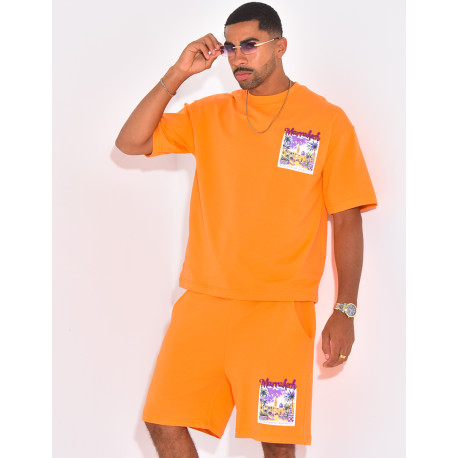 Ensemble short et t-shirt "Marrakech"