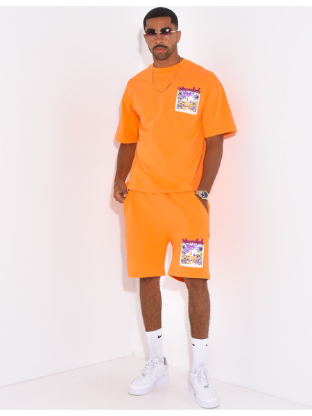 Ensemble short et t-shirt "Marrakech"