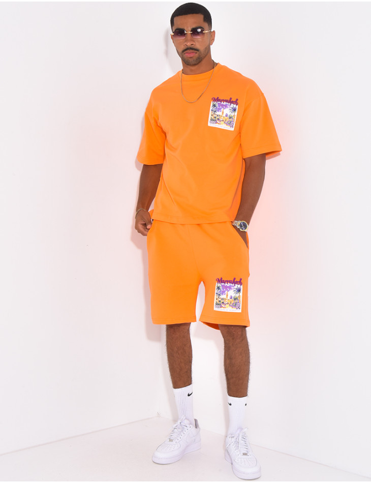 Ensemble short et t-shirt "Marrakech"