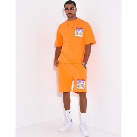 Ensemble short et t-shirt "Marrakech"