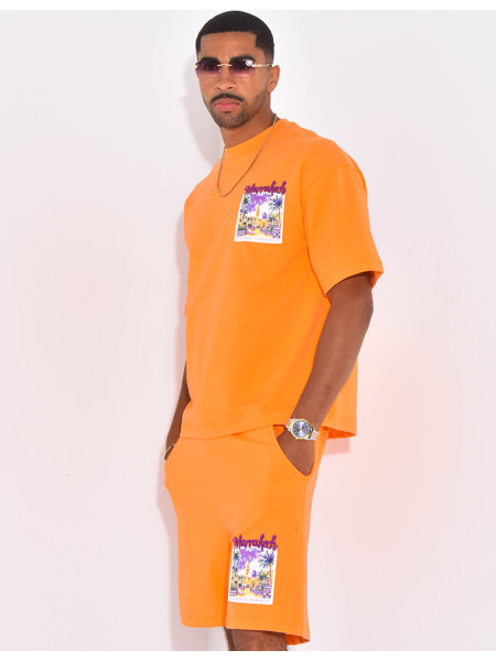 Ensemble short et t-shirt "Marrakech"