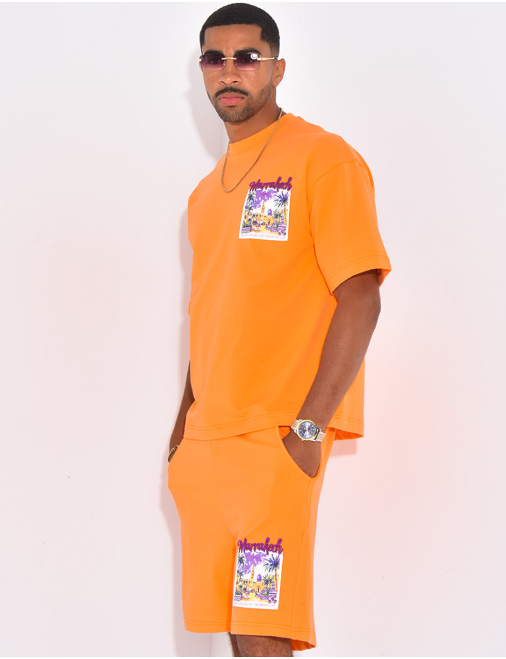 Ensemble short et t-shirt "Marrakech"