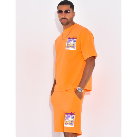 Ensemble short et t-shirt "Marrakech"
