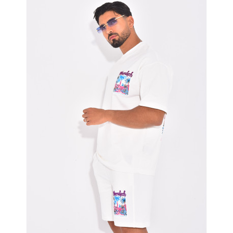 Ensemble short et t-shirt "Marrakech"