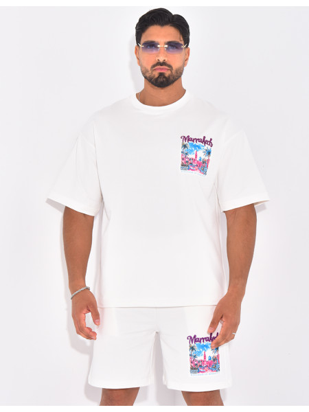 Ensemble short et t-shirt "Marrakech"