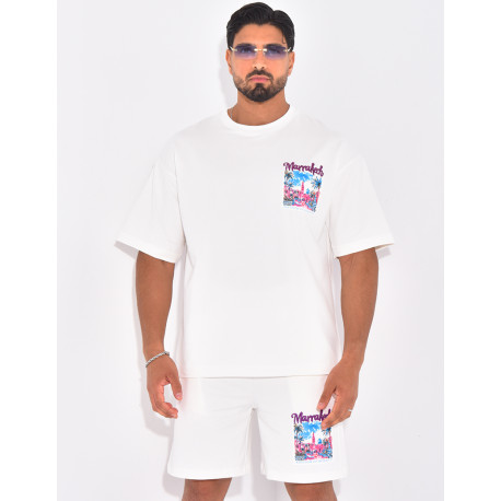 Ensemble short et t-shirt "Marrakech"
