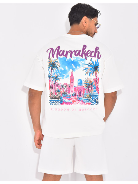 Ensemble short et t-shirt "Marrakech"