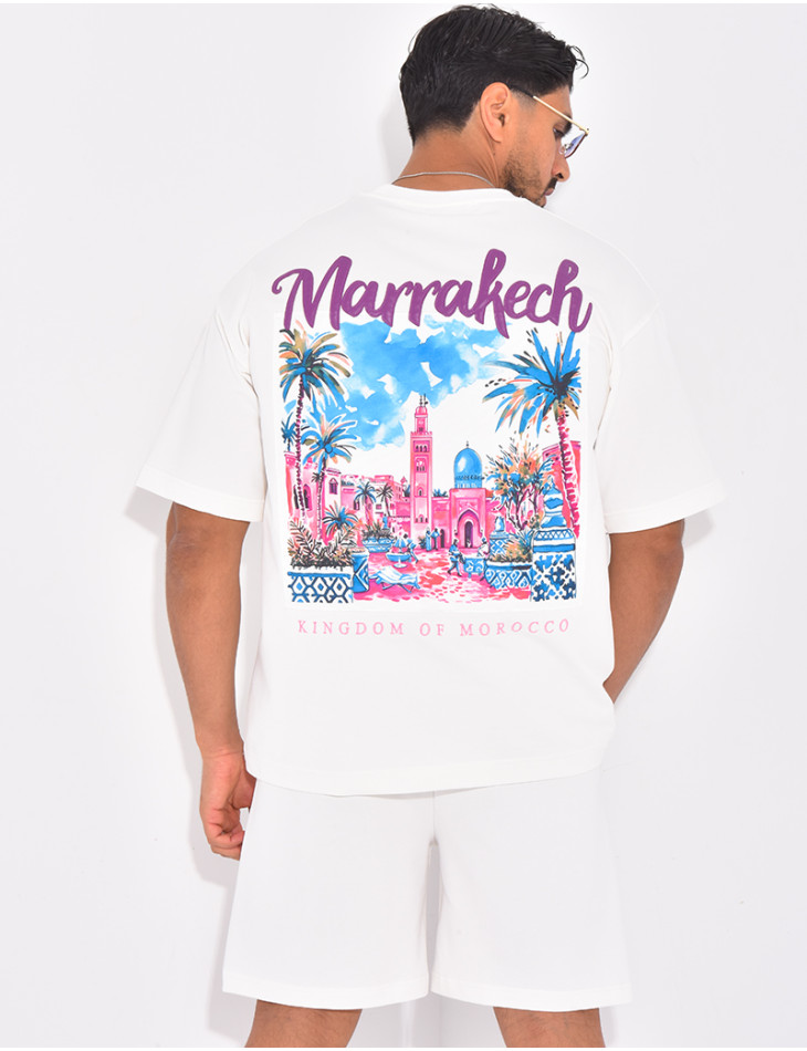Ensemble short et t-shirt "Marrakech"