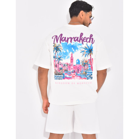 Ensemble short et t-shirt "Marrakech"