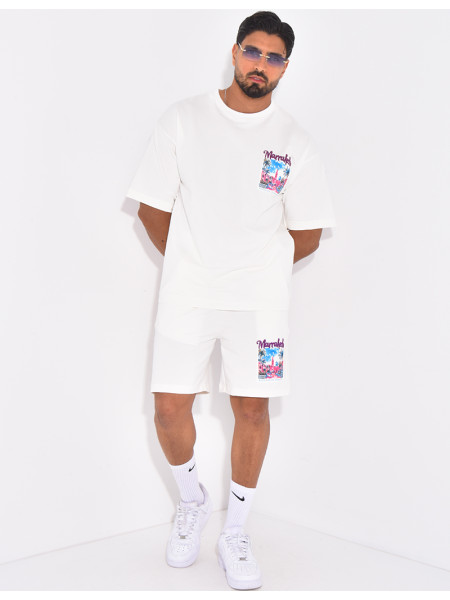 Ensemble short et t-shirt "Marrakech"