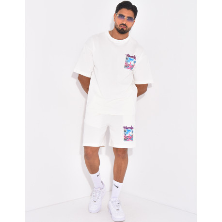 Ensemble short et t-shirt "Marrakech"