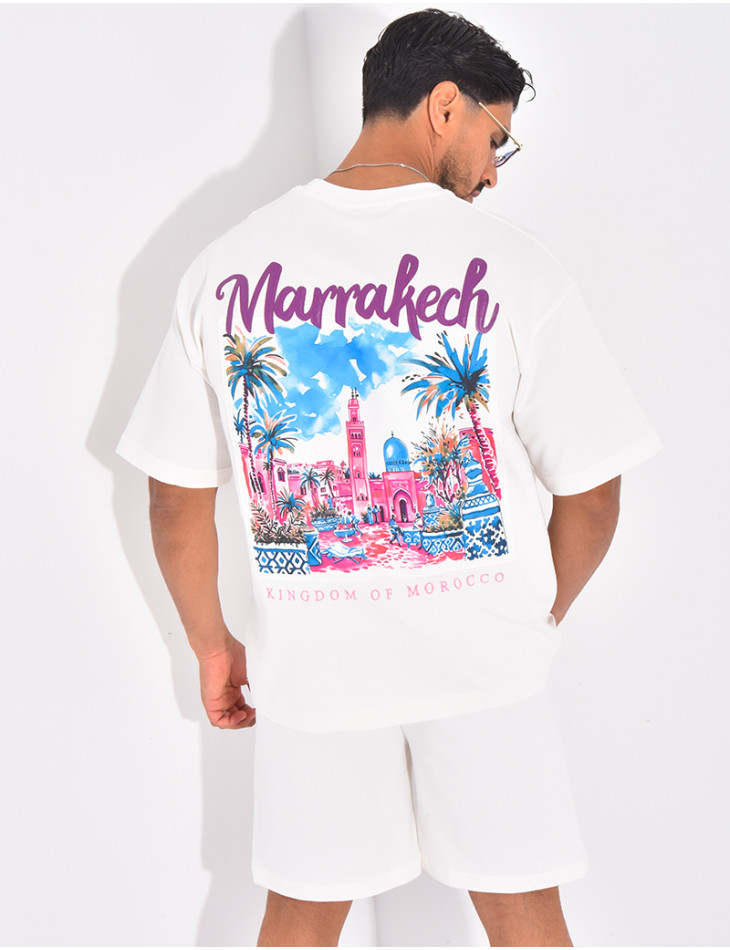 Ensemble short et t-shirt "Marrakech"
