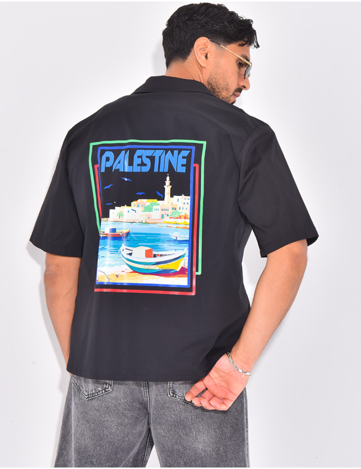 Chemise manches courtes "Palestine"