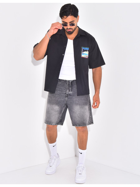 Chemise manches courtes "Palestine"