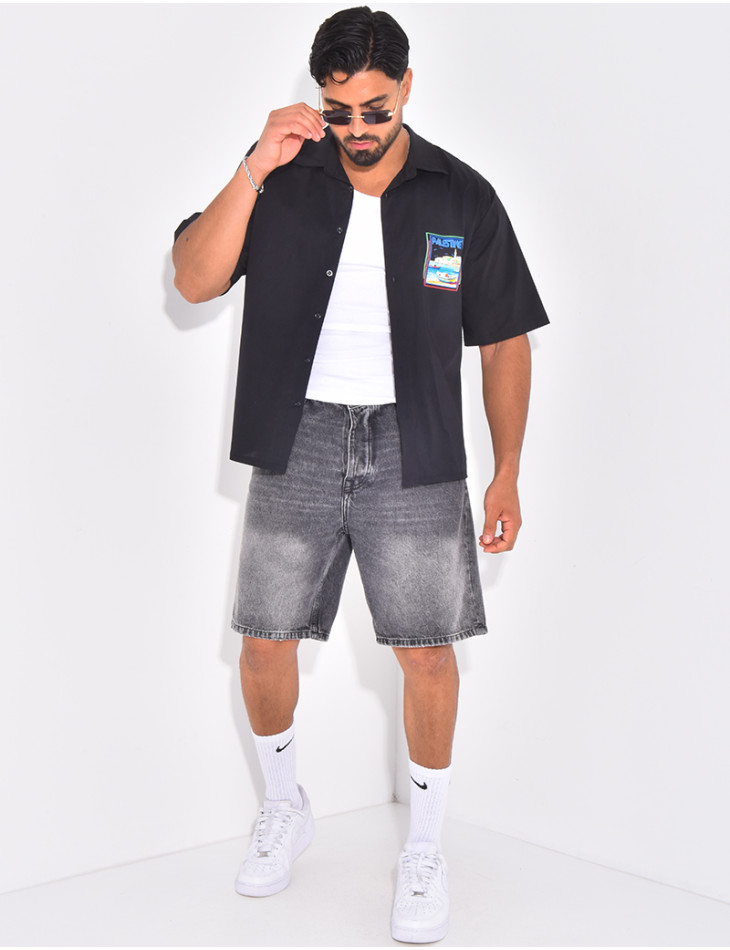 Chemise manches courtes "Palestine"