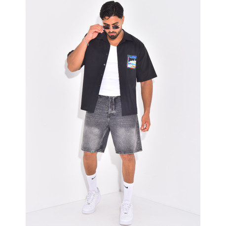 Chemise manches courtes "Palestine"