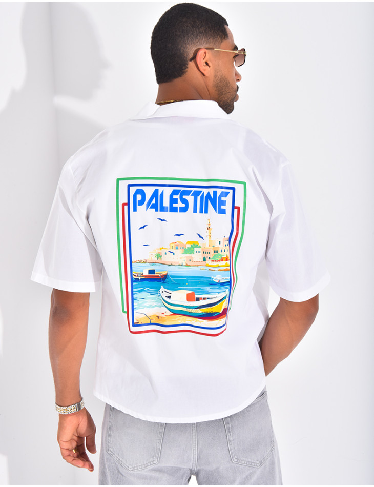 Chemise manches courtes "Palestine"