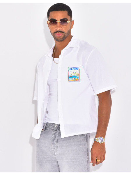Chemise manches courtes "Palestine"