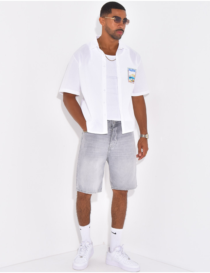 Chemise manches courtes "Palestine"