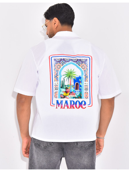 Chemise manches courtes "Maroc"