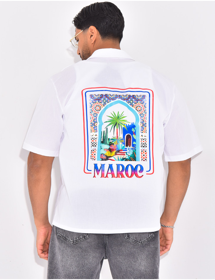 Chemise manches courtes "Maroc"