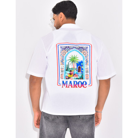 Chemise manches courtes "Maroc"