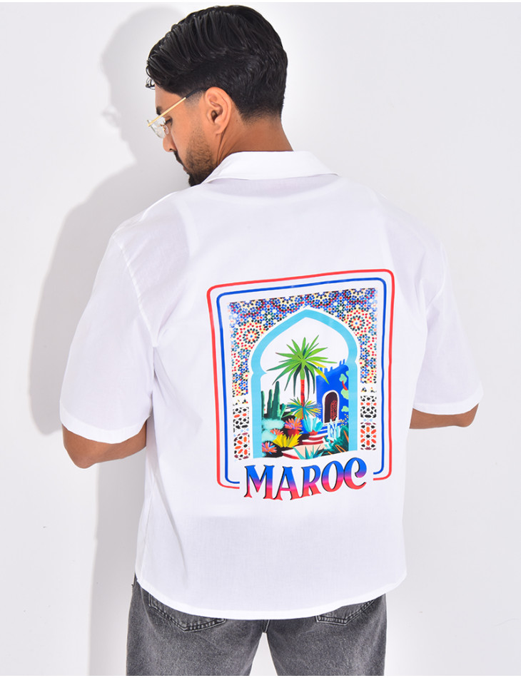 Chemise manches courtes "Maroc"