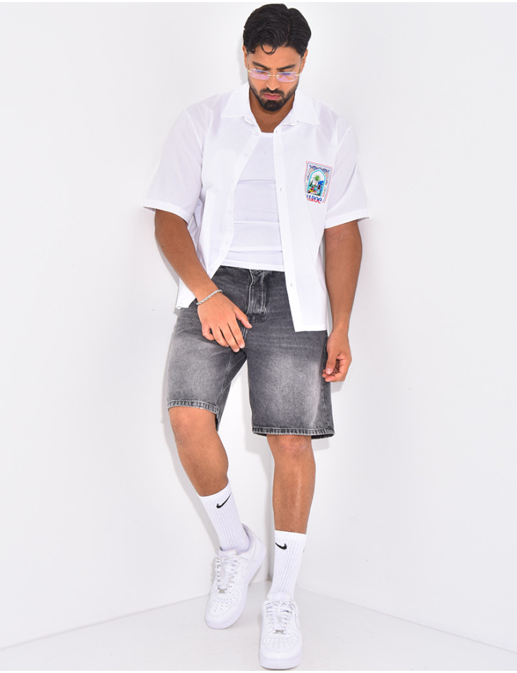 Chemise manches courtes "Maroc"
