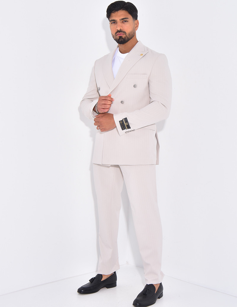 Ensemble de costume croisé...