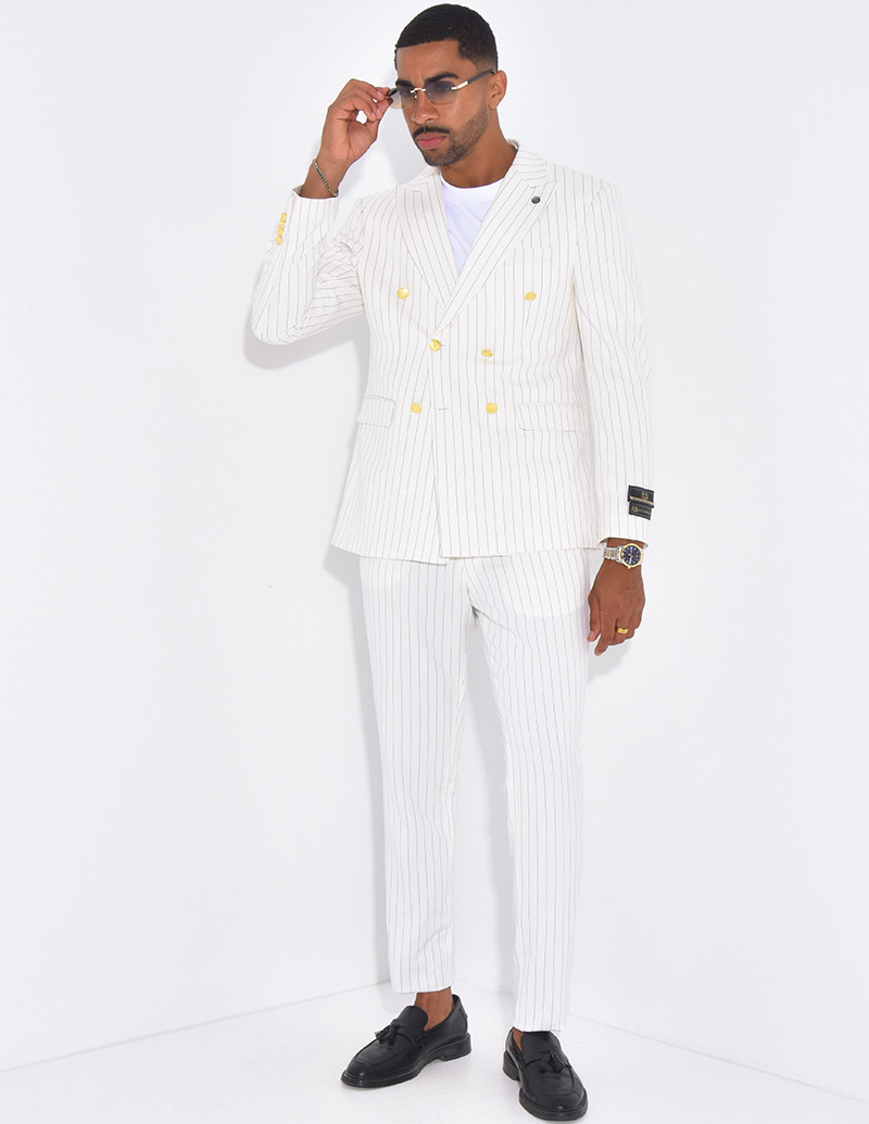 Ensemble de costume croisé...