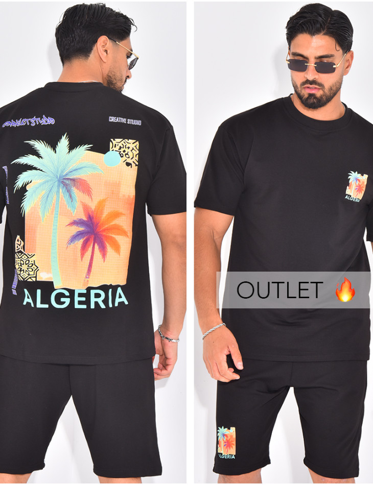 Ensemble short et t-shirt "Algéria"