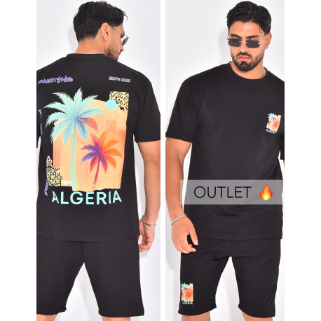 Ensemble short et t-shirt "Algéria"