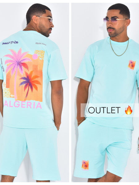 Ensemble short et t-shirt "Algéria"
