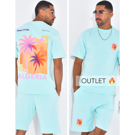 Ensemble short et t-shirt "Algéria"