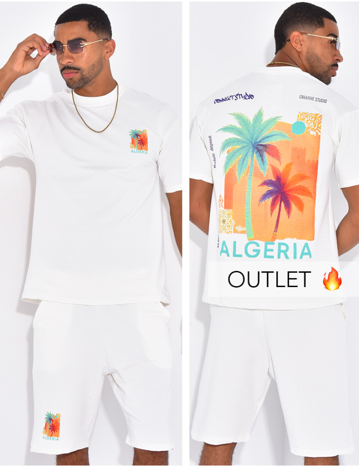 Ensemble short et t-shirt "Algéria"