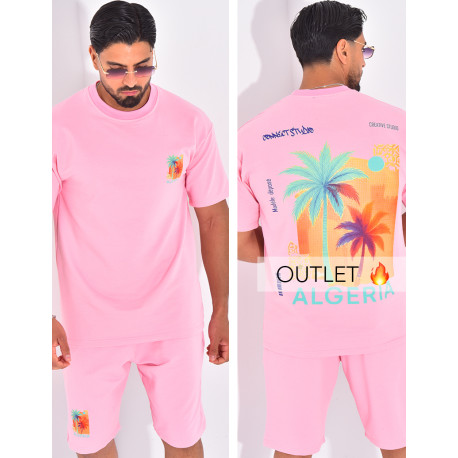 Ensemble short et t-shirt "Algéria"