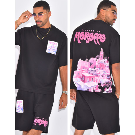 Ensemble short et t-shirt "Morocco"