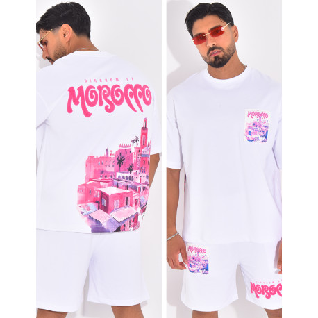 Ensemble short et t-shirt "Morocco"