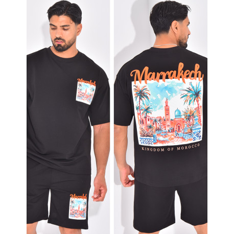 Ensemble short et t-shirt "Marrakech"