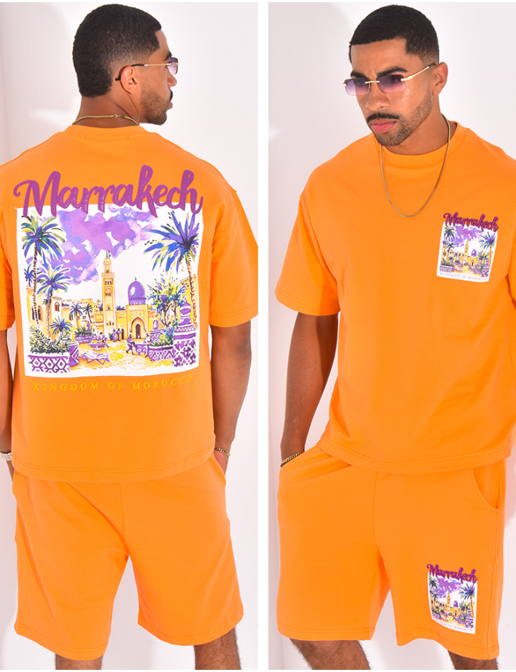 Ensemble short et t-shirt "Marrakech"