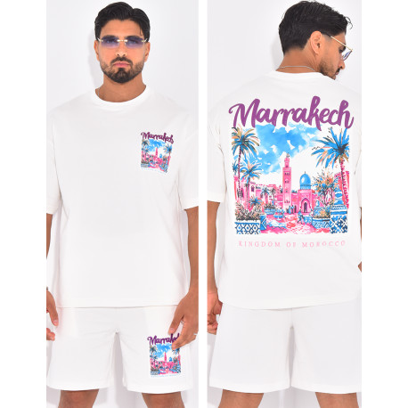 Ensemble short et t-shirt "Marrakech"